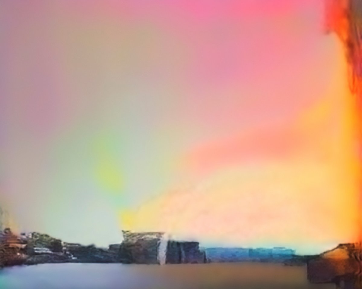 Trevor Paglen, Rainbow (Corpus: Omens and Portents) Adversarially Evolved Hallucination, 2017