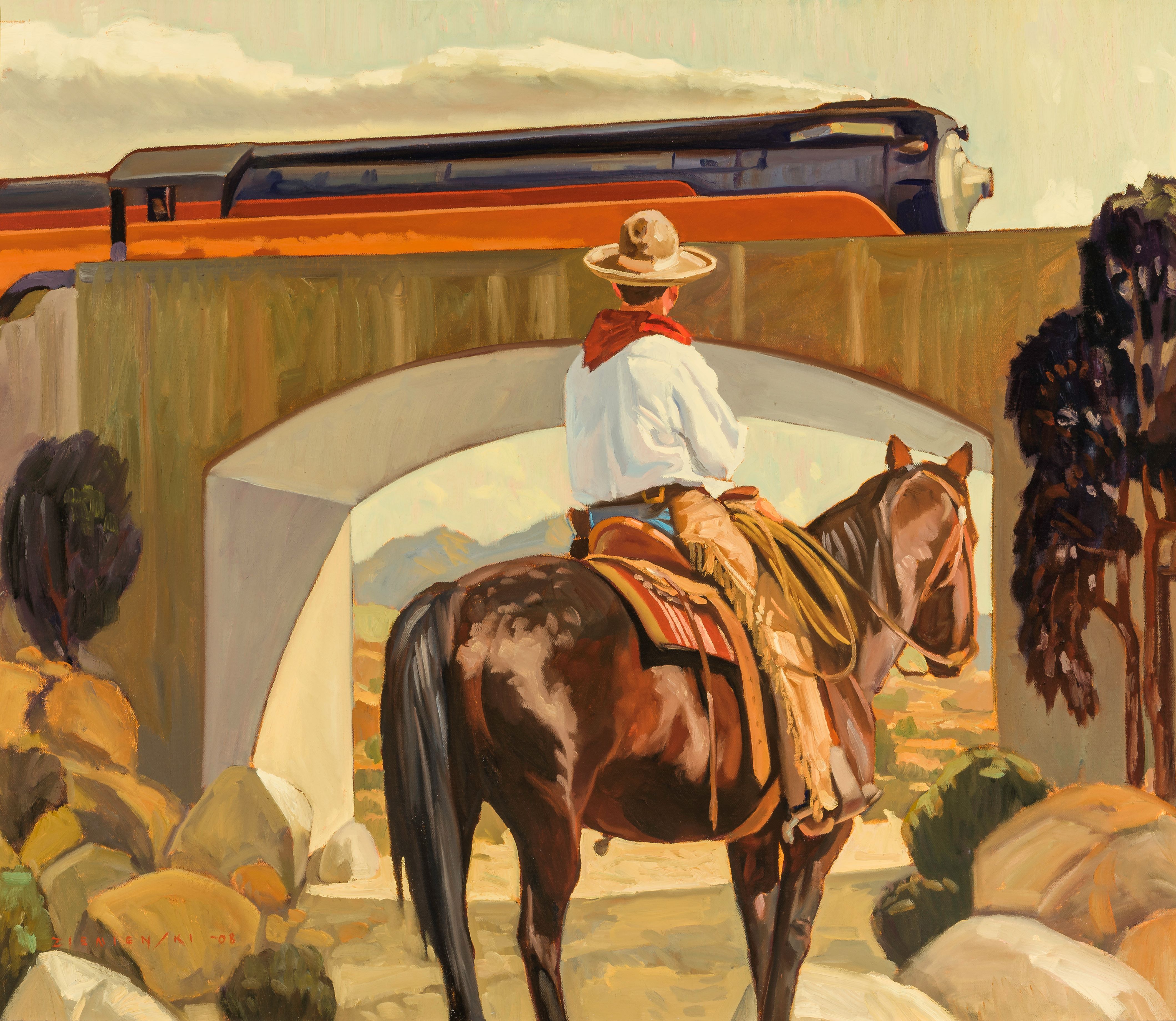 Dennis Ziemienski, The Sunset over the Arroyo, 2008