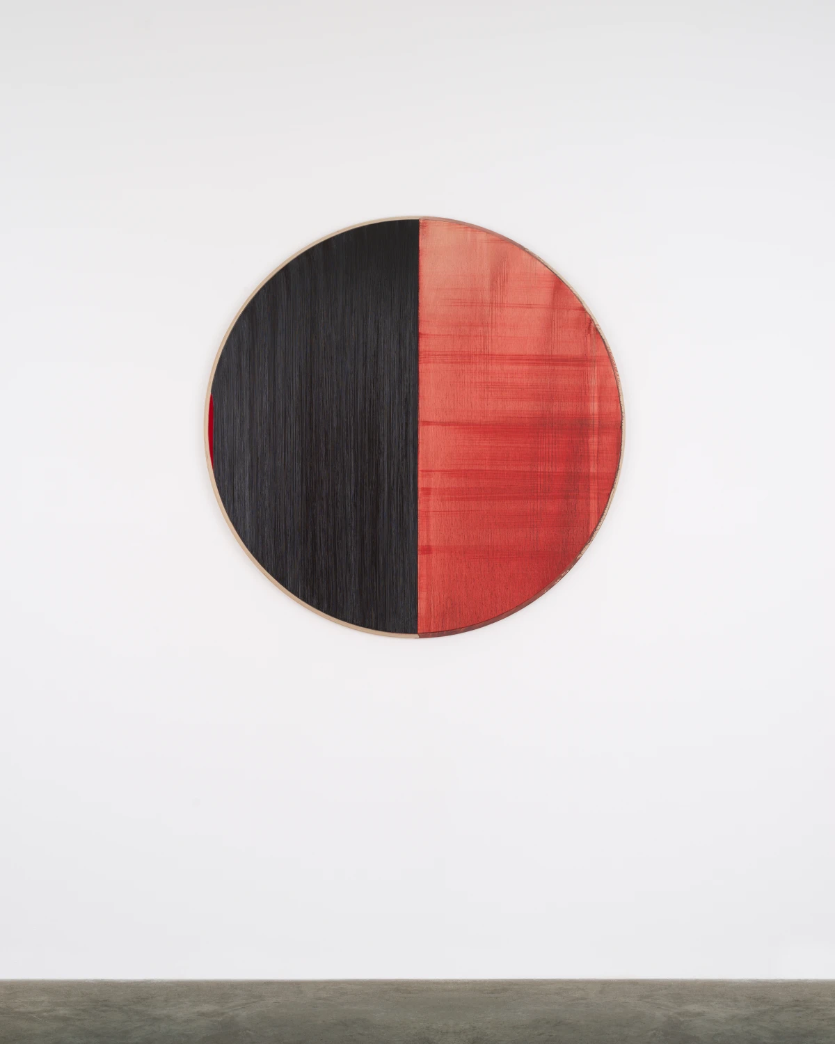 Callum Innes, Untitled Lamp Black / Alizarin Claret, 2024