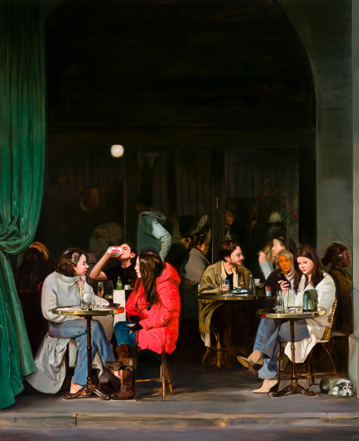 Bilal Hamdad, Lueurs d'un soir II, 2024