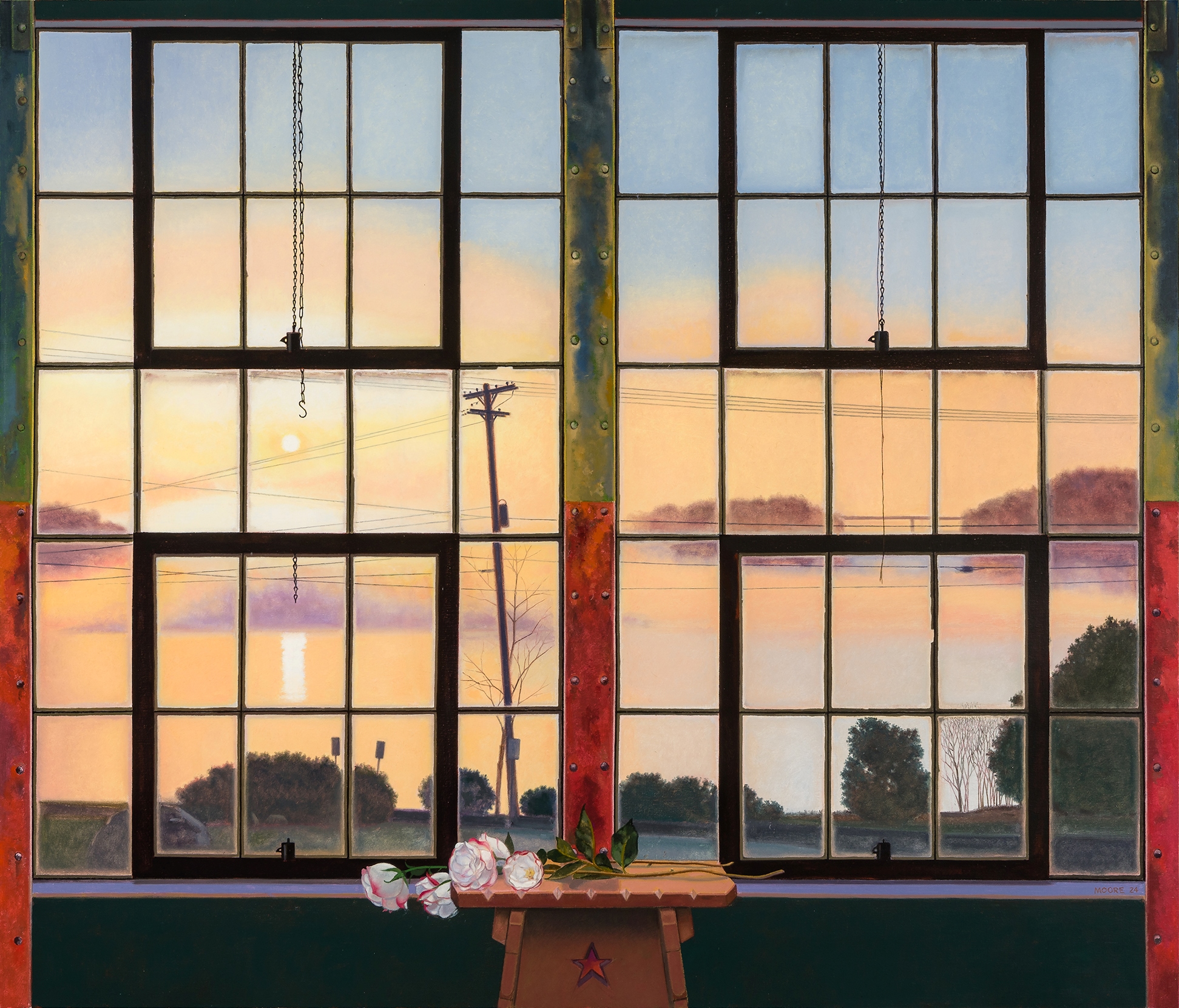 John Moore, Yellow Mist in the Morning, 2024