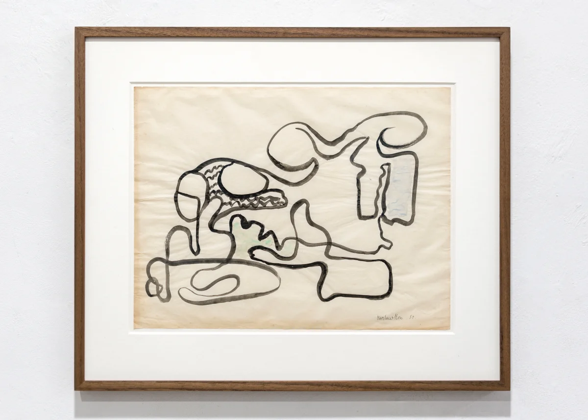 Marlow Moss, Untitled (Free forms), 1950