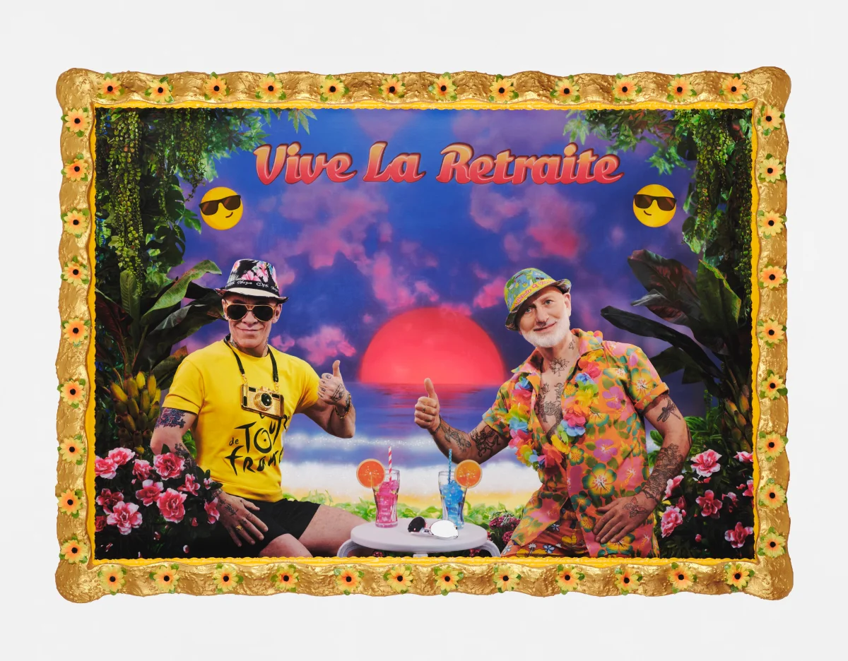 Pierre et Gilles, Vive la retraite (Autoportrait - Pierre et Gilles), 2024