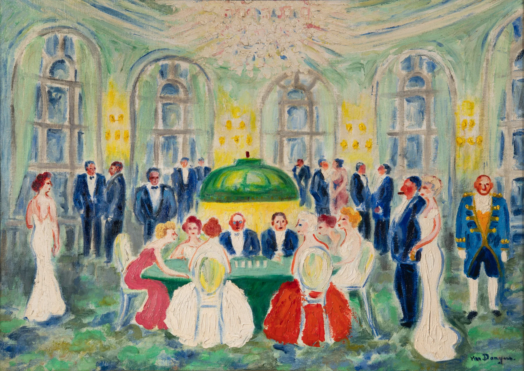 Pippo Oriani, Pierre Carrier-Belleuse, Edgar Degas & Kees van Dongen, Les salons du casino de Deauville, c.1950-55