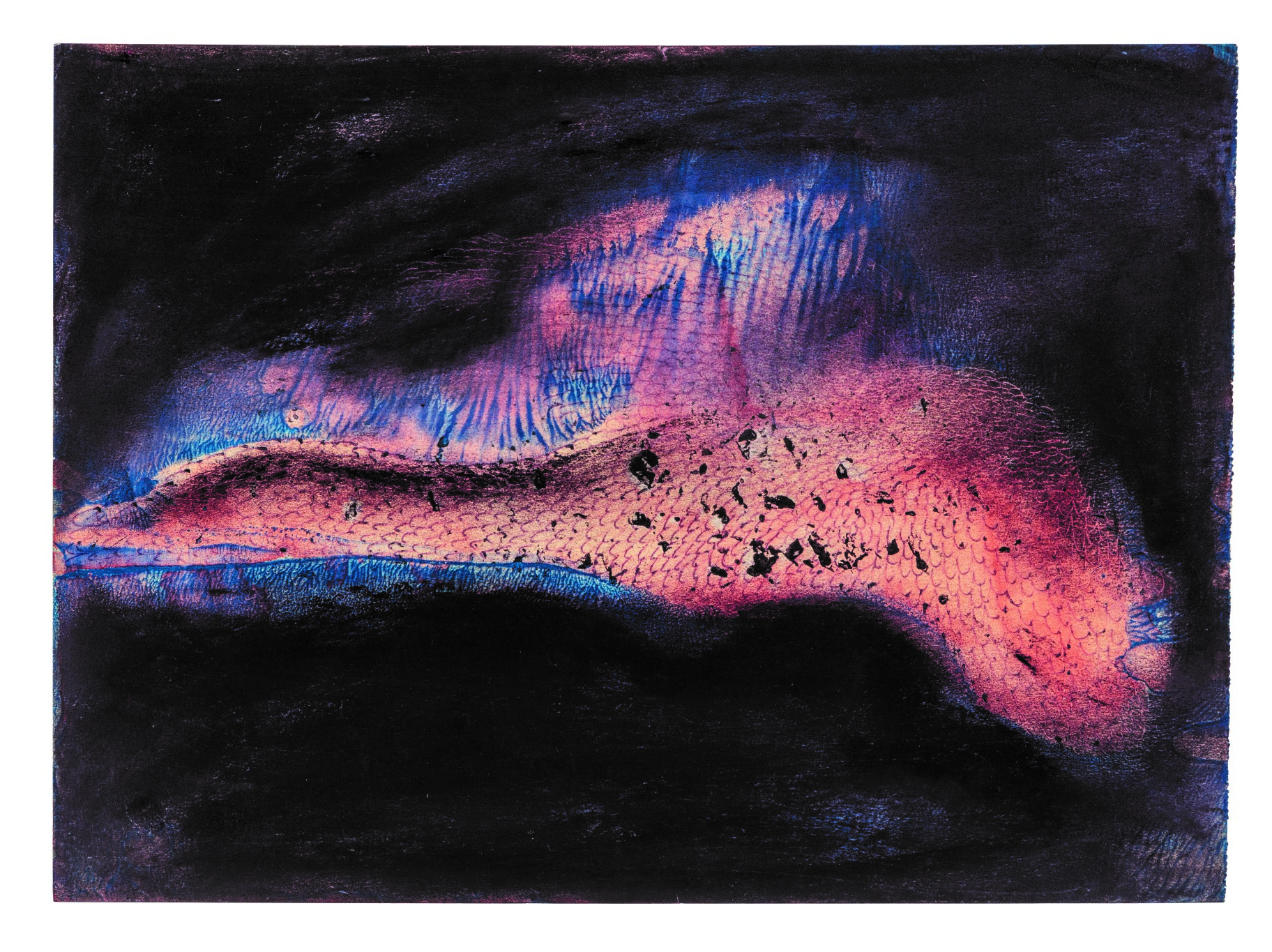 Yayoi Kusama, I land [Island] in Night (No 2), 1953