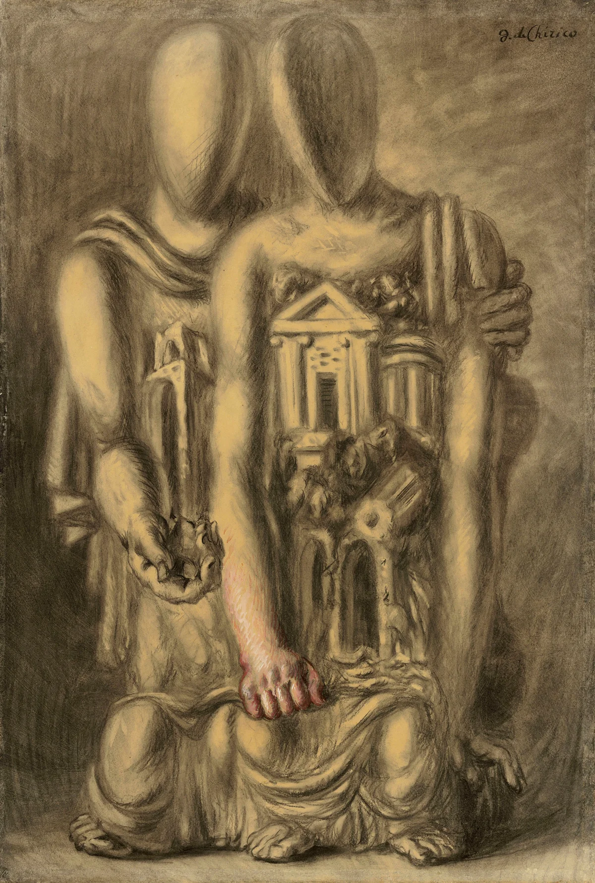 Giorgio de Chirico, Oreste e Pilade, 1928