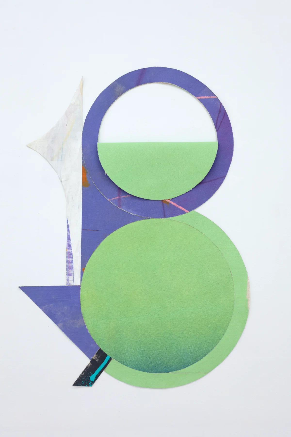 Matt Rich, Green and Purple Ampersand, 2024