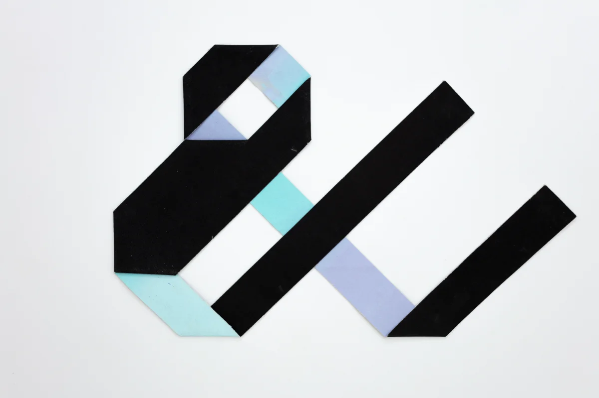 Matt Rich, Ribbon Ampersand, 2024