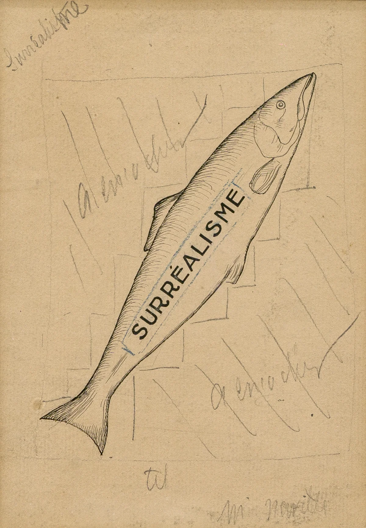 Pierre Naville, Poisson Surréaliste, 1924