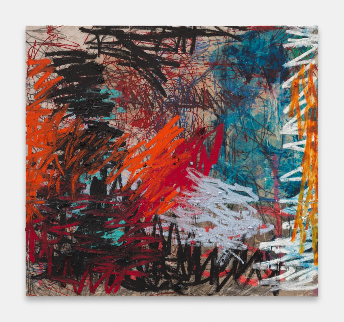 Oscar Murillo, manifestation, 2023-2024