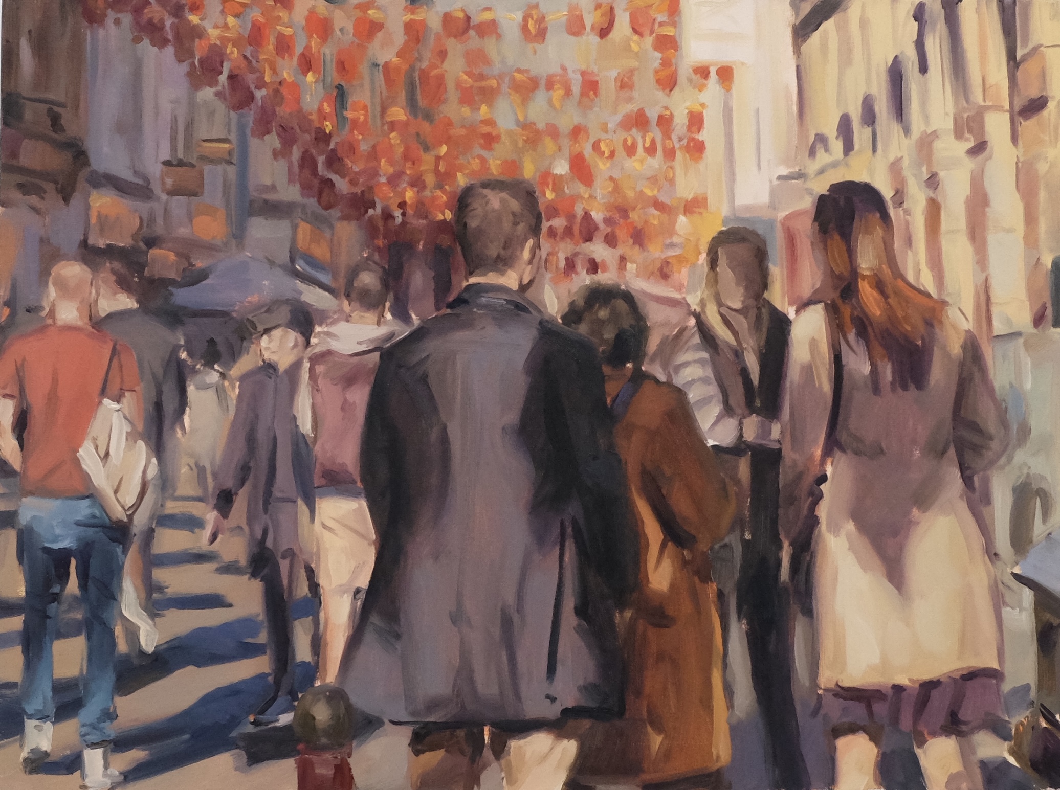 Thomas Cameron, Chinatown Crowd, 2024
