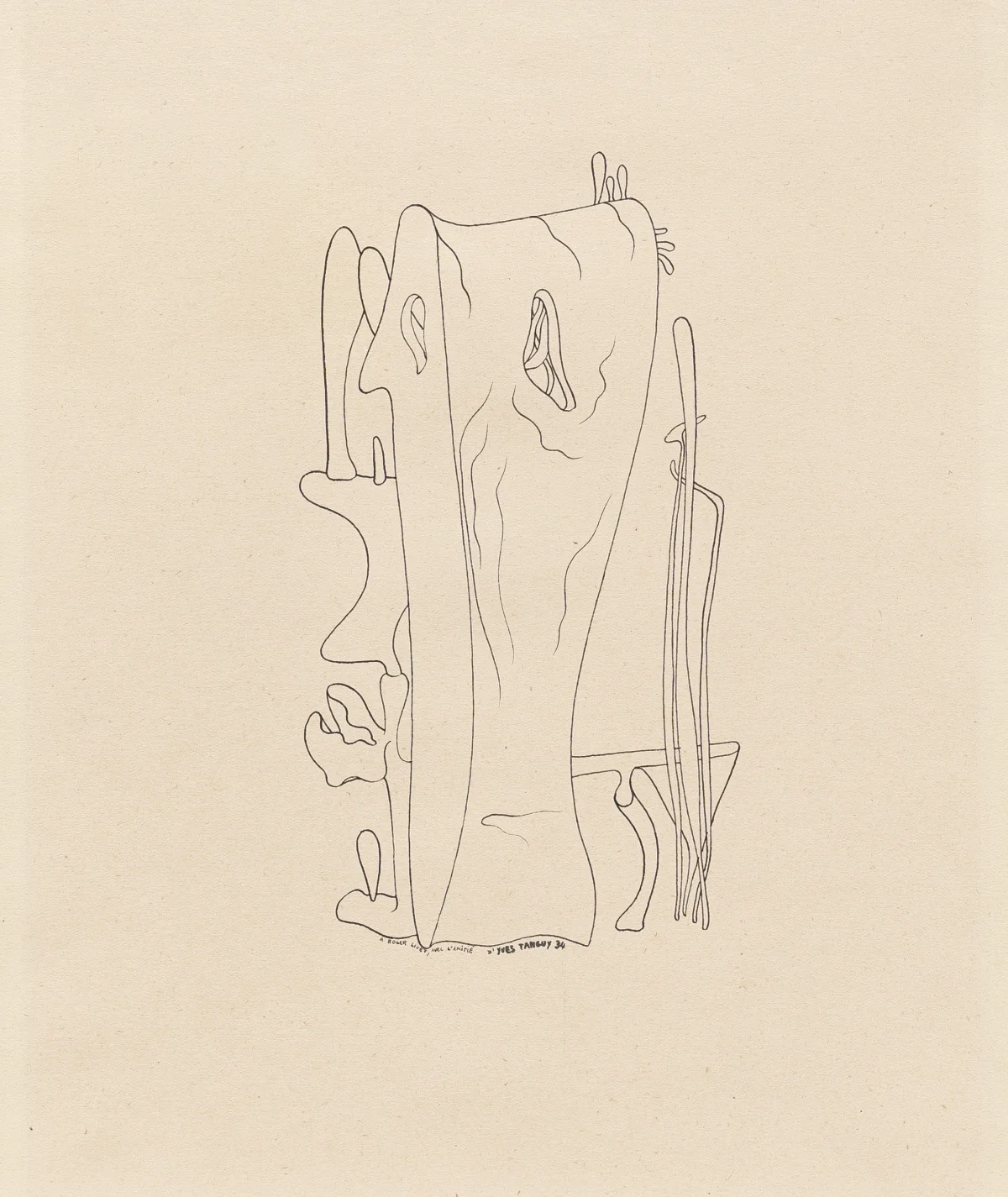 Yves Tanguy, Untitled, 1934
