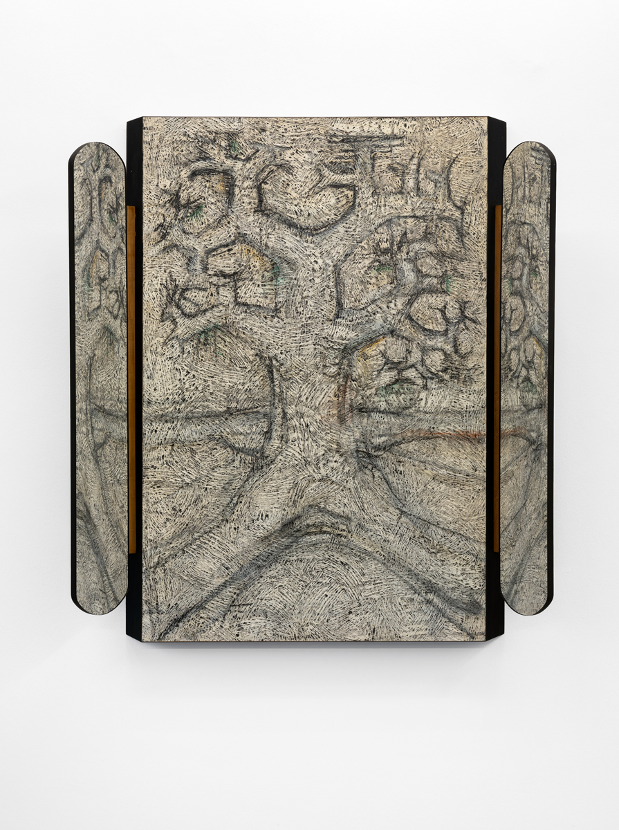 Richard Artschwager, Tree with two Mirrors, 1981