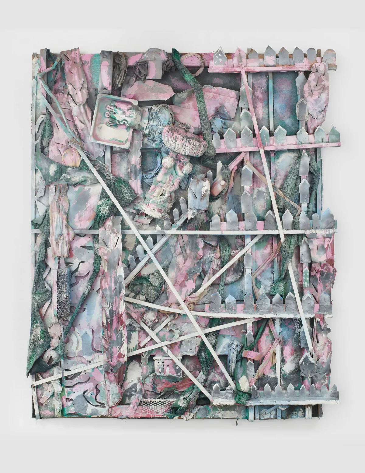 Thornton Dial, Memory of the Ladies That Gave Us the Good Life, 2004