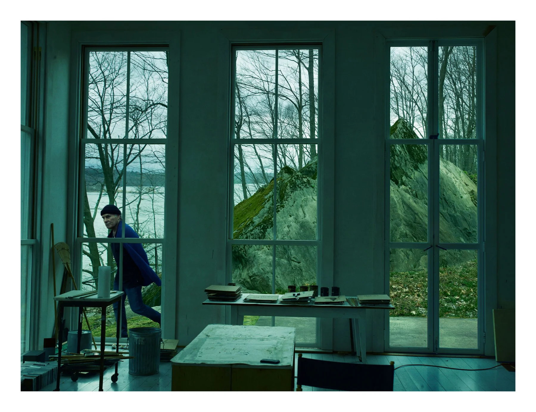 Annie Leibovitz, Brice Marden’s studio, Tivoli, Upstate New York, 2024