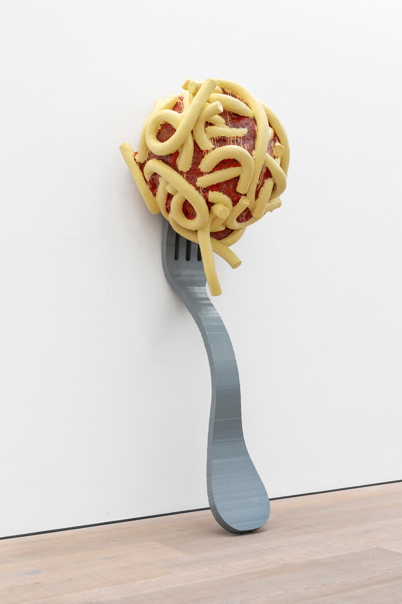 Claes Oldenburg and Coosje Van Bruggen, Leaning Fork with Meatball & Spaghetti III, 1994