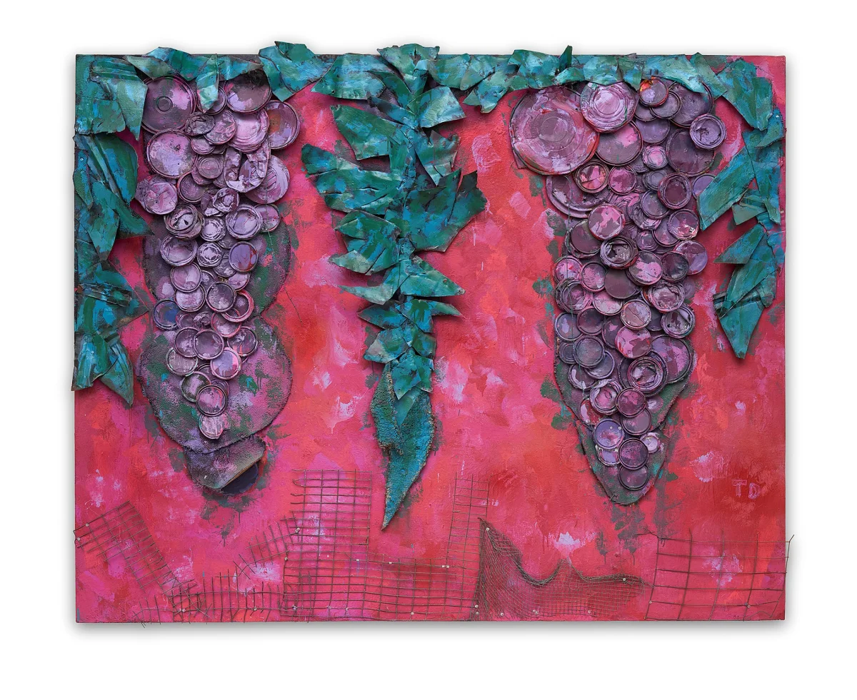 Thornton Dial, Strange Fruit: Alabama Grapes, 2003