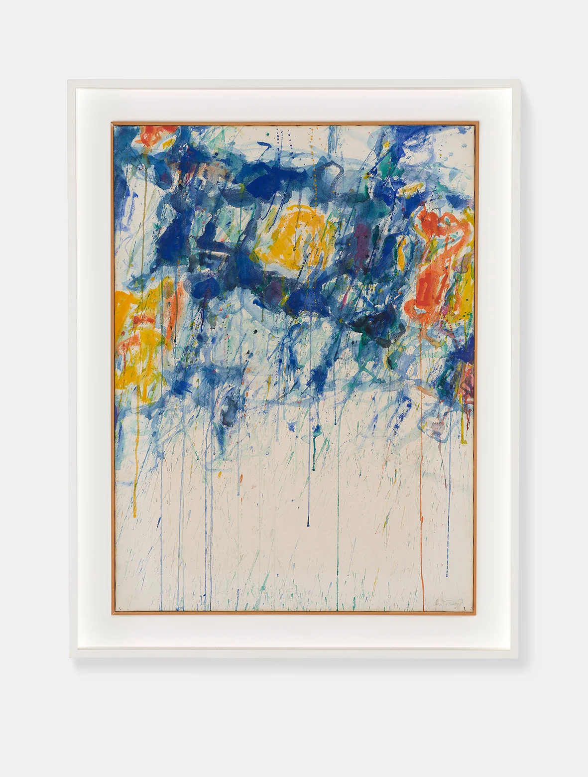 Sam Francis, Untitled (Blue, Yellow, White), circa 1956