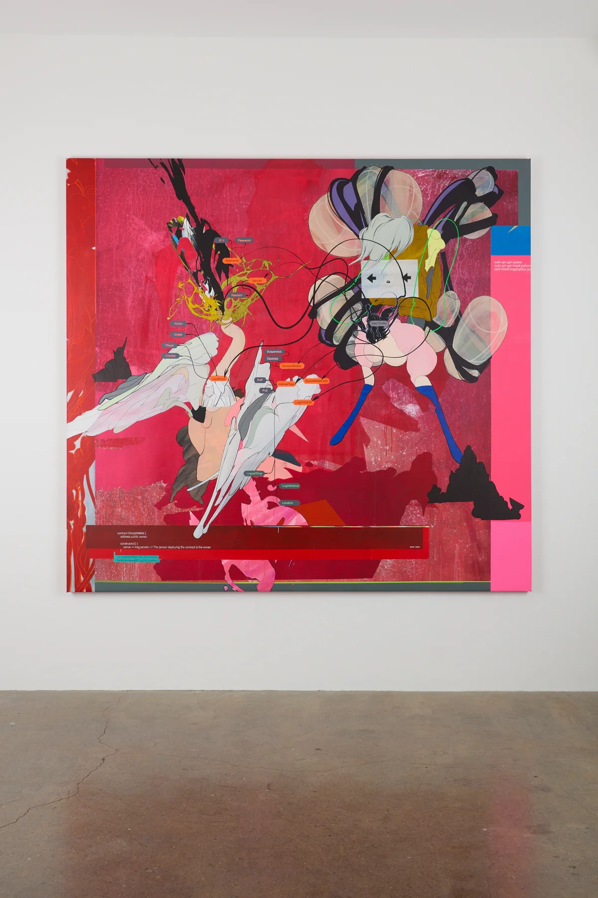 Zhong Wei, Two People Having a Private Chat, 2024