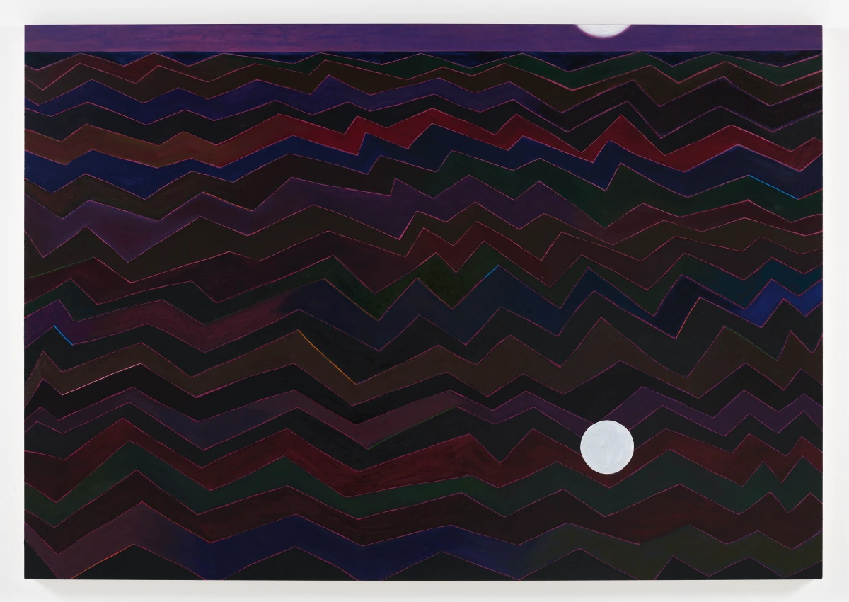 Muzae Sesay, The Moon Has Reached the Same Point As The Sun Above The Ocean, 2024