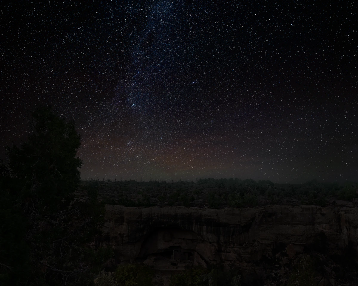 An-My Lê, Oak Tree House II, Mesa Verde National Park, Colorado, 2024, from Dark Star, 2024
