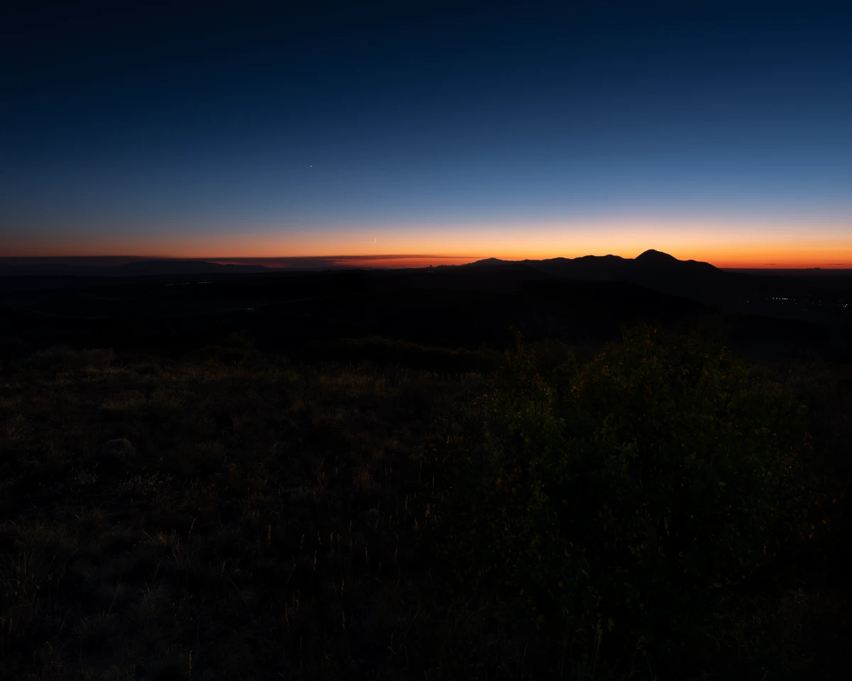 An-My Lê, Park Point North Overlook II, Mesa Verde National Park, Colorado, 2024, from Dark Star, 2024