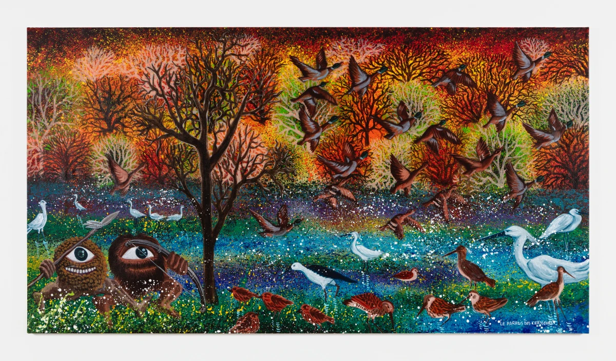 Hervé di Rosa, LE PARADIS DES CHASSEURS, 2024