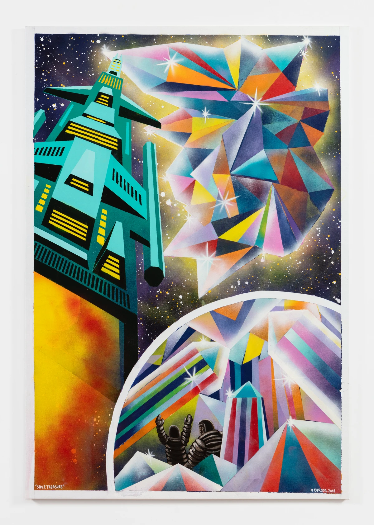 Hervé di Rosa, SPACE TREASURE, 2019