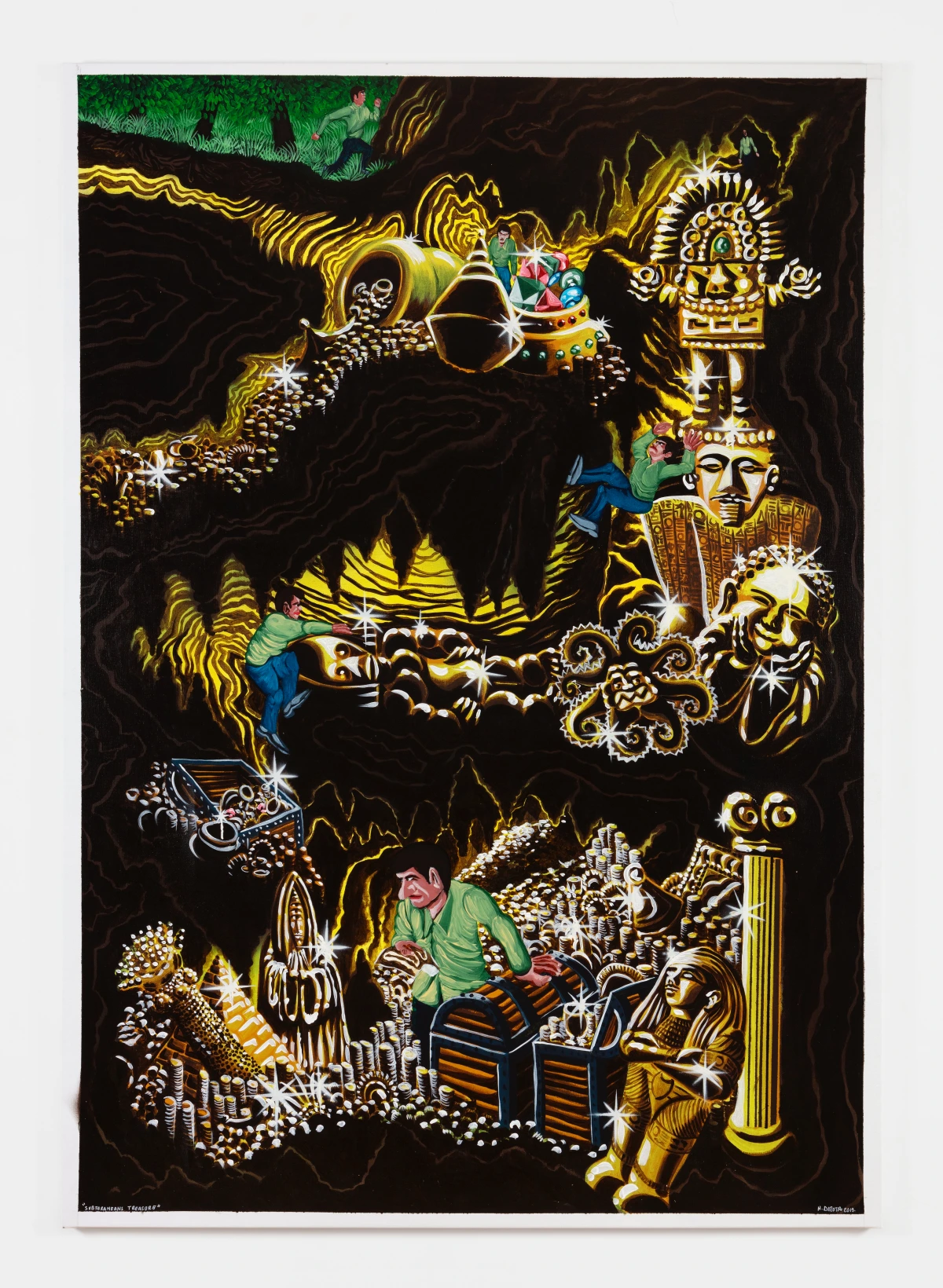 Hervé di Rosa, SUBTERRANEAN TREASURE, 2019