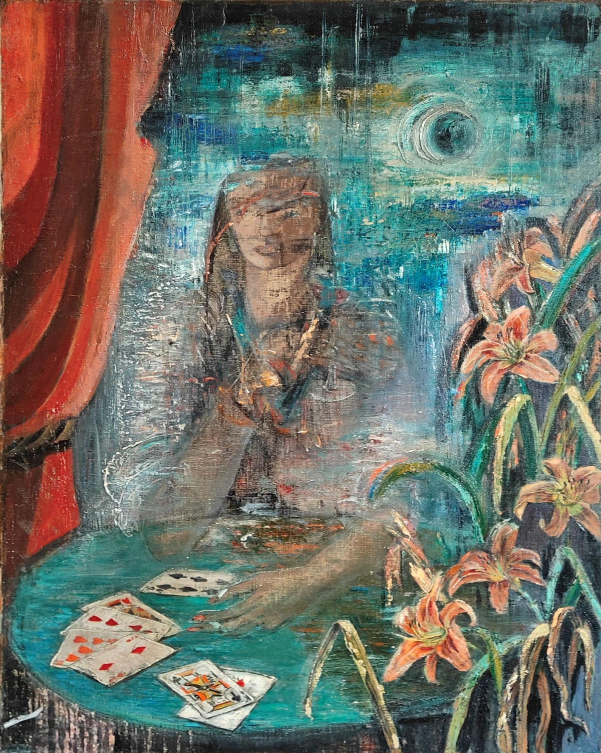 Juanita Guccione, The Dealer, circa 1945