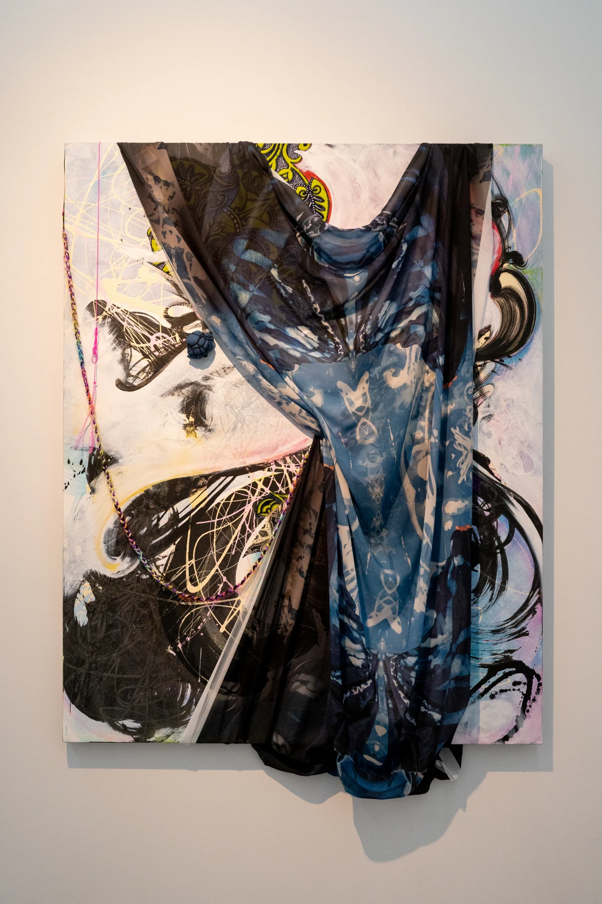 Shinique Smith, Beneath the Veil, 2025