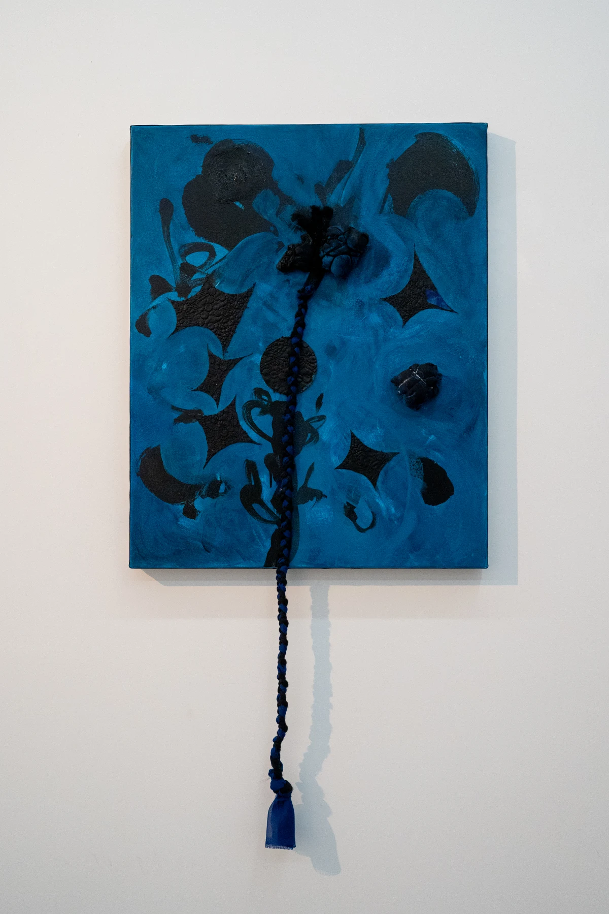 Shinique Smith, Blue Black Study, 2025