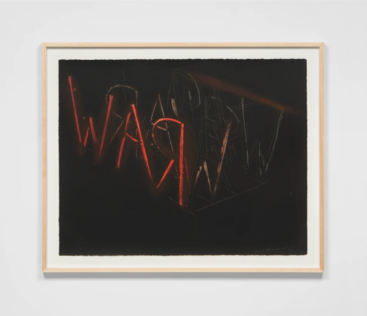 Bruce Nauman, Raw-War, 1971