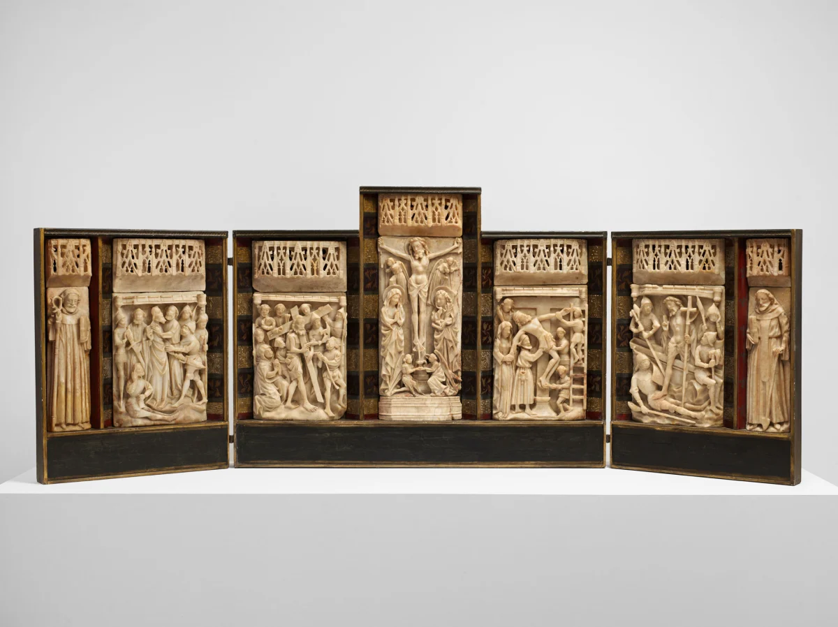 Alabaster altarpiece of the Passion, c. 1450