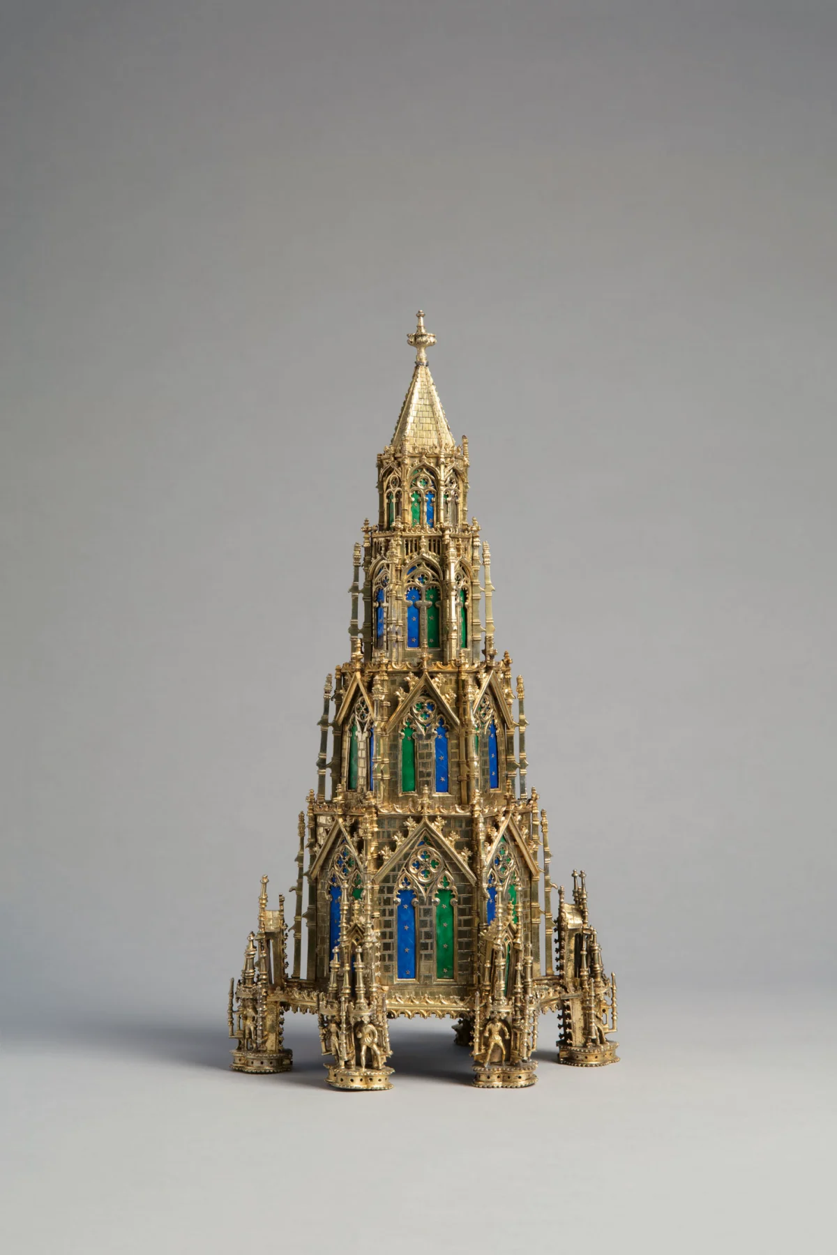 A micro-architectural custodia or monstrance, c. 1450