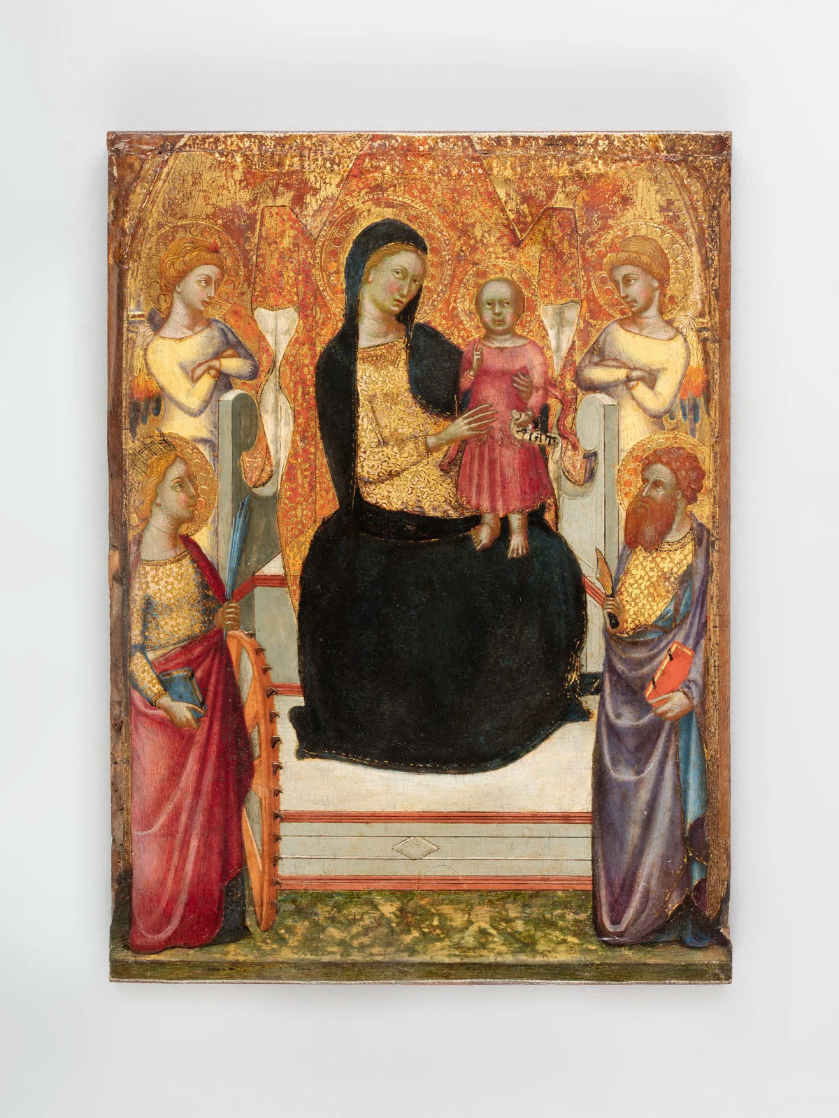 Niccolò di Buonaccorso, The Virgin and Child Enthroned, c. 1380s