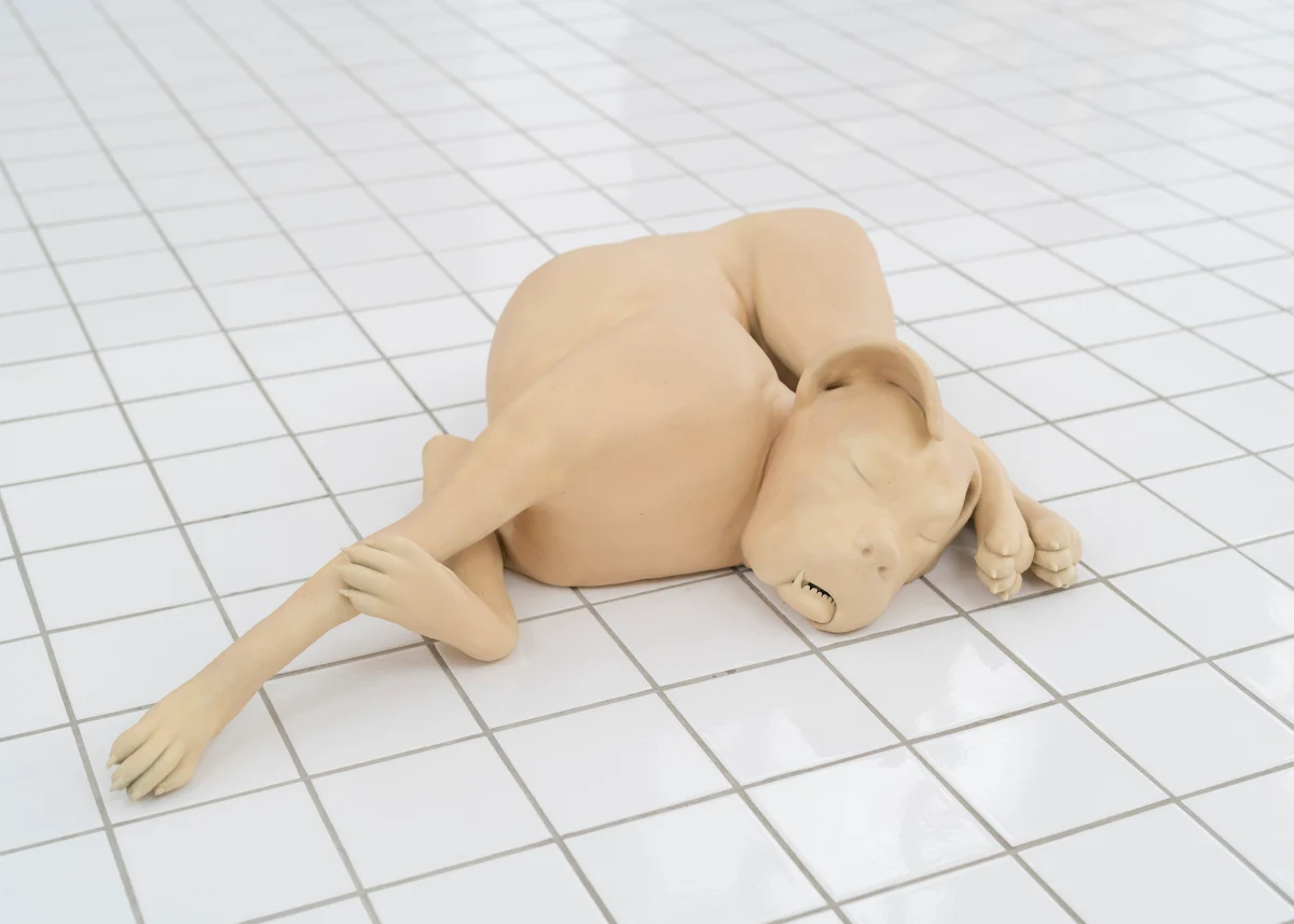 Christian Eisenberger, Anna K.E., Luise-Finn Tismer, Florian Meisenberg, Boris Lurie & Anna K.E., Rendered Innocence V, 2024