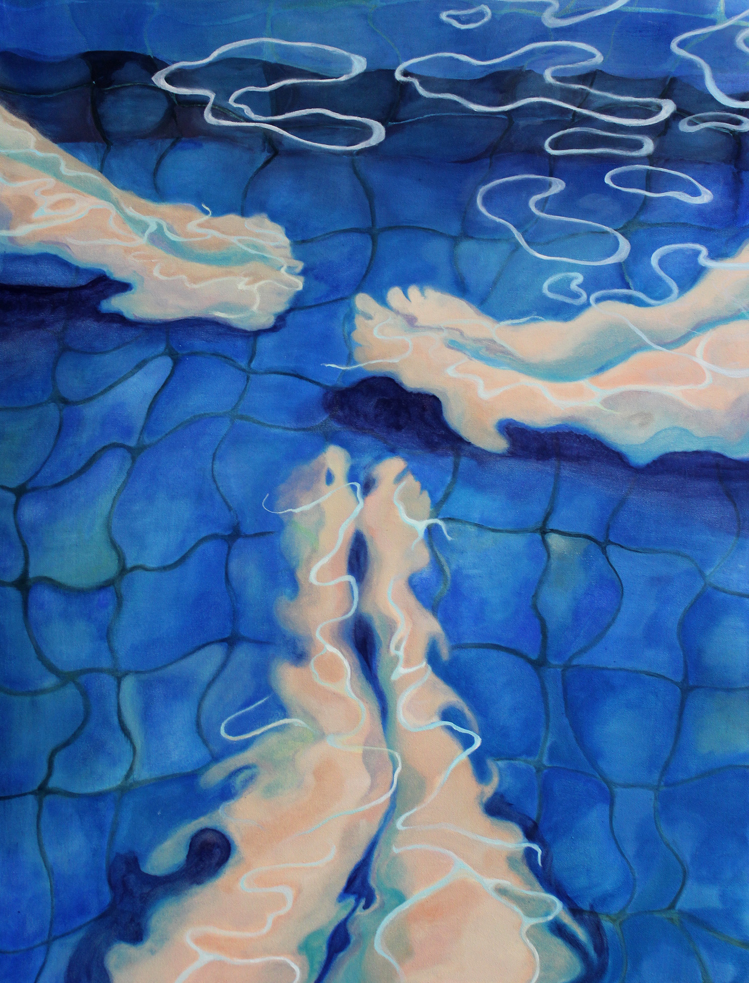 Cecilia Reeve, All Together in Blue, 2025