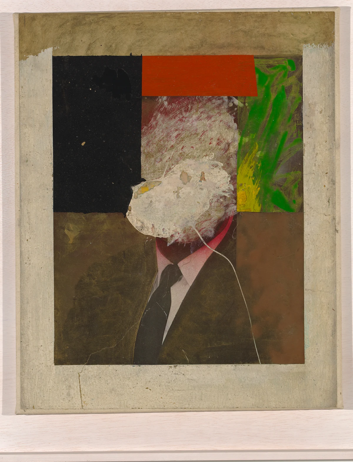 Christian Eisenberger, Anna K.E., Luise-Finn Tismer, Florian Meisenberg & Boris Lurie, Altered Man (Cabot Lodge), 1963