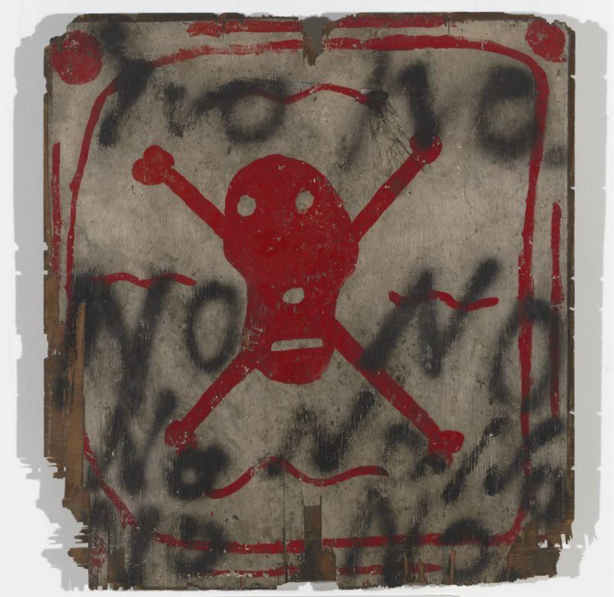 Christian Eisenberger, Anna K.E., Luise-Finn Tismer, Florian Meisenberg, Boris Lurie, Anna K.E., Egon Zippel & Boris Lurie, NO's with Skull and Crossbones, ca.1963