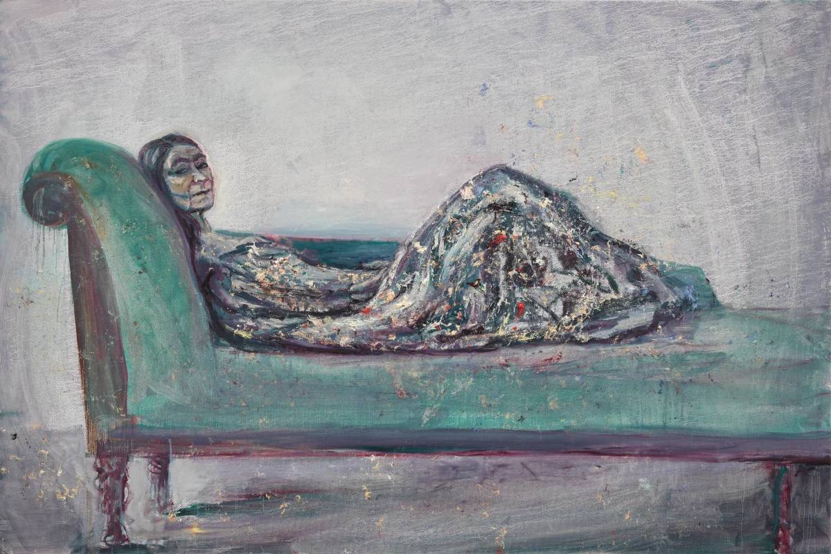 Celia Paul, Reclining Painter, 2023