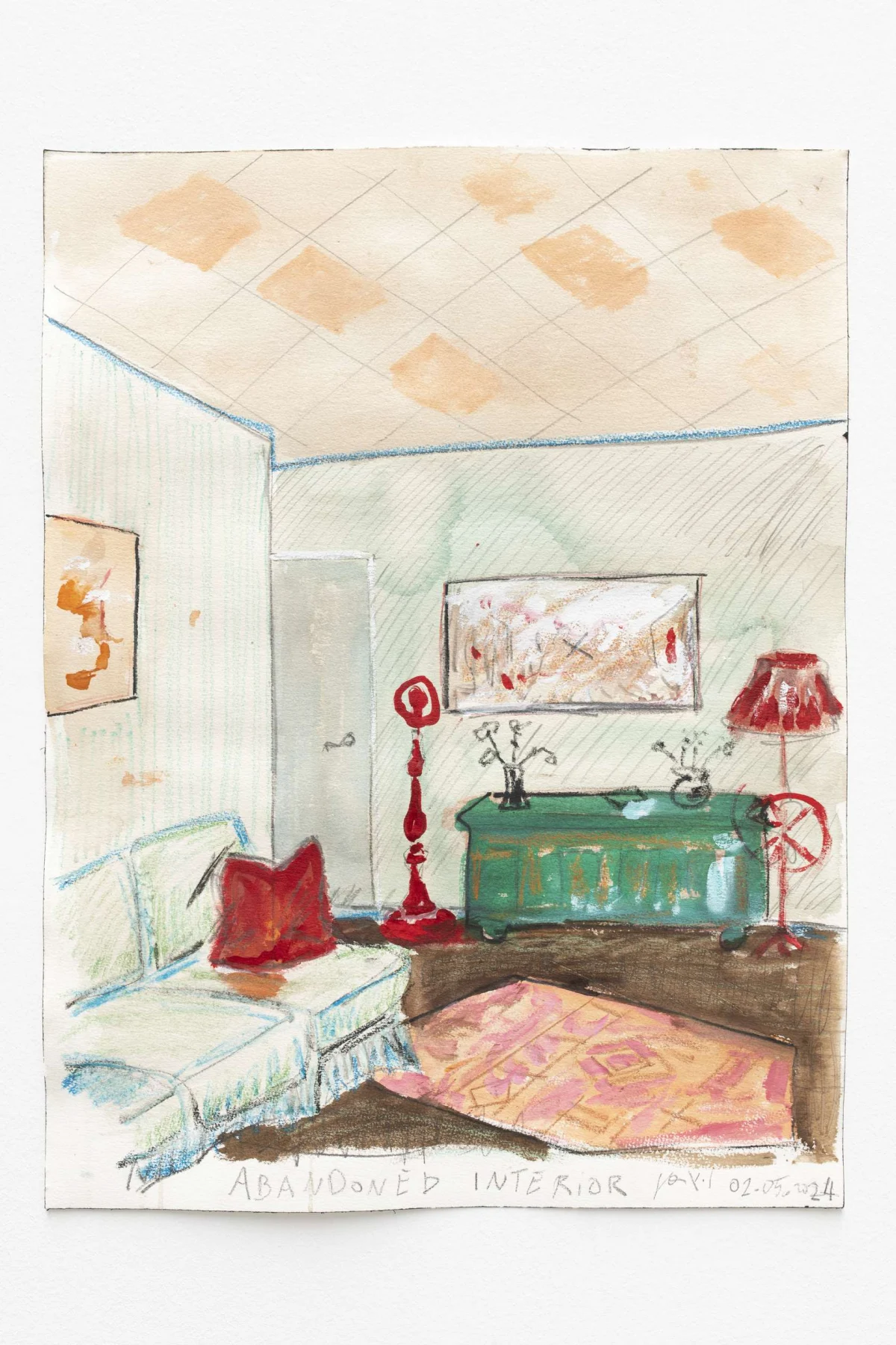 Jan Van Imschoot, Abandoned interior, 2024