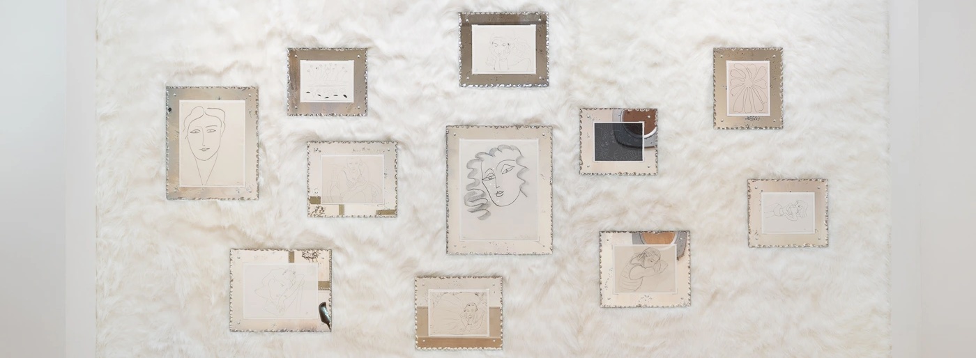 Image for our show of the day, Drawing on Matisse, an exhibition by Sylvie Fleury, at Luxembourg + Co.