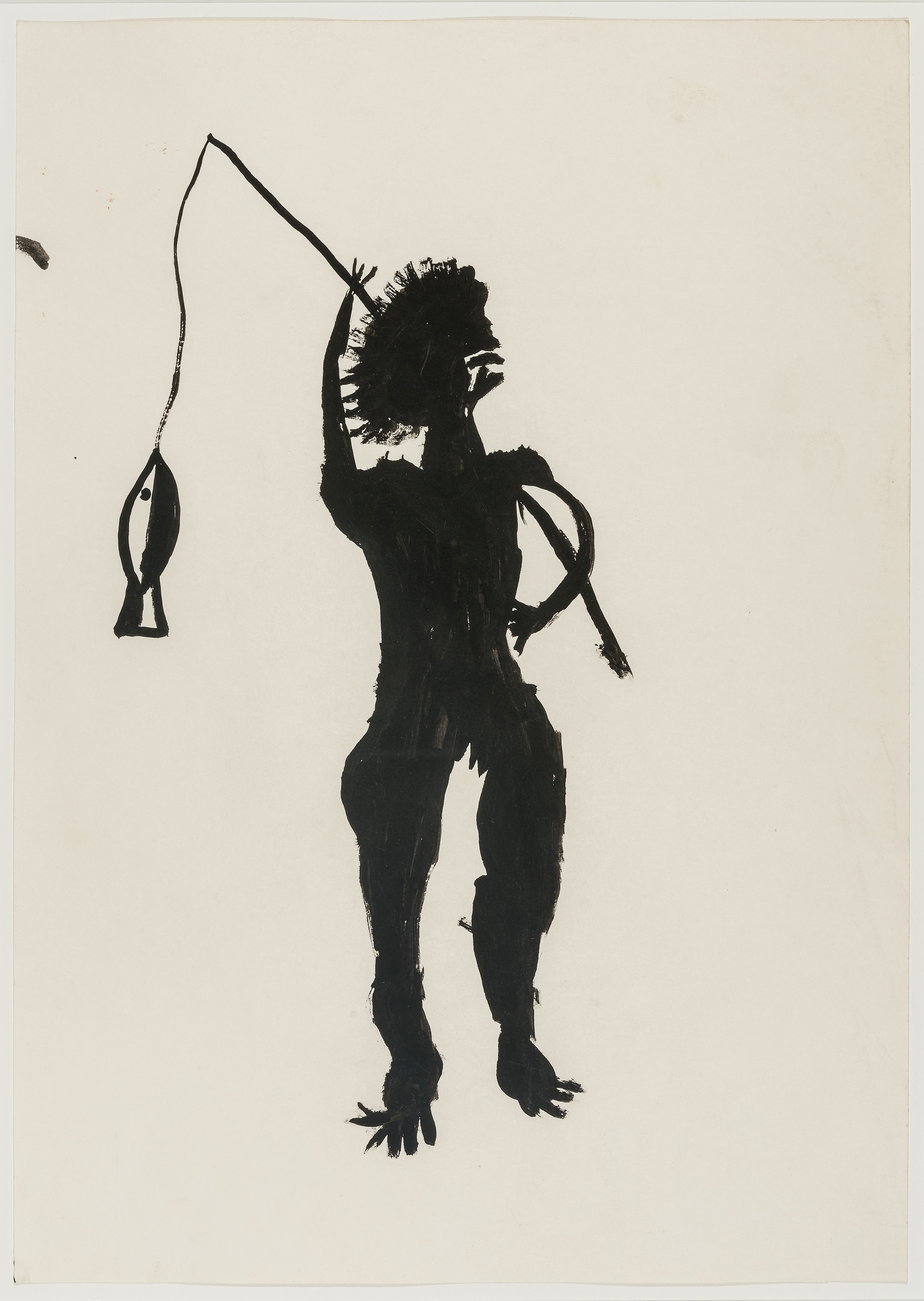 Man with Zunidor (Mehinaku Tribe #36), 1970-80