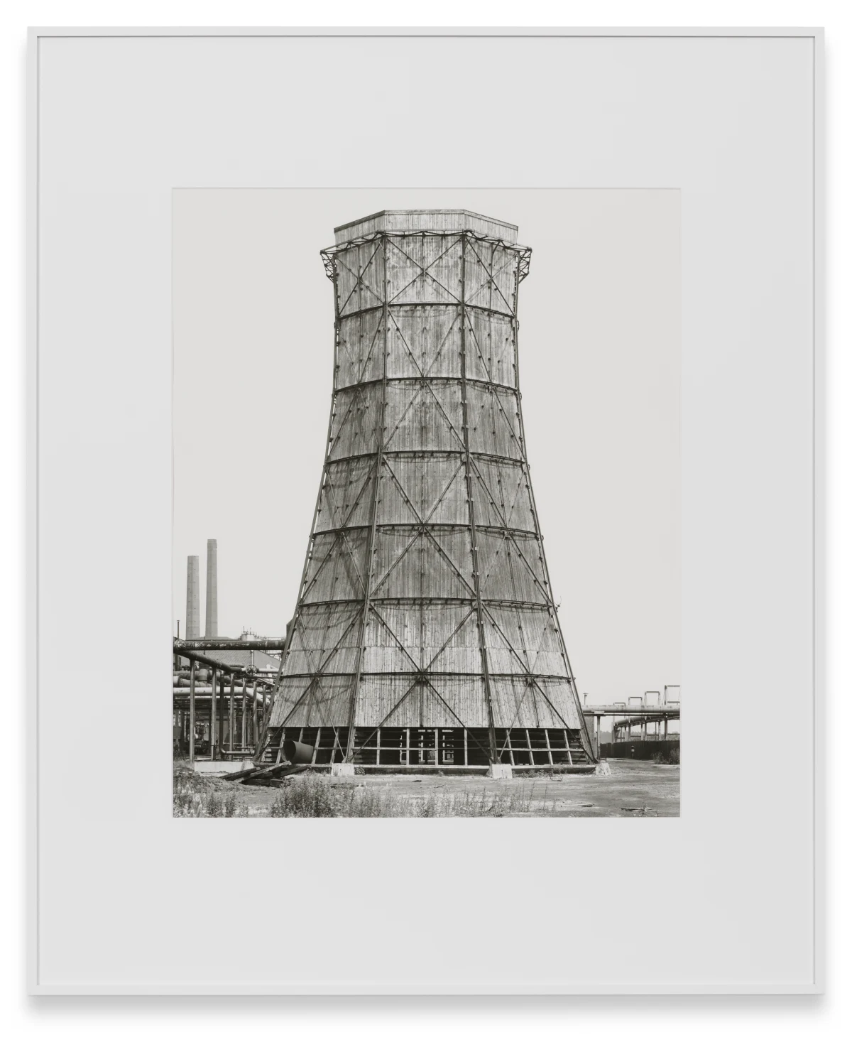 Bernd & Hilla Becher, Cooling Tower, Repelen, Ruhr Area, D, 1973