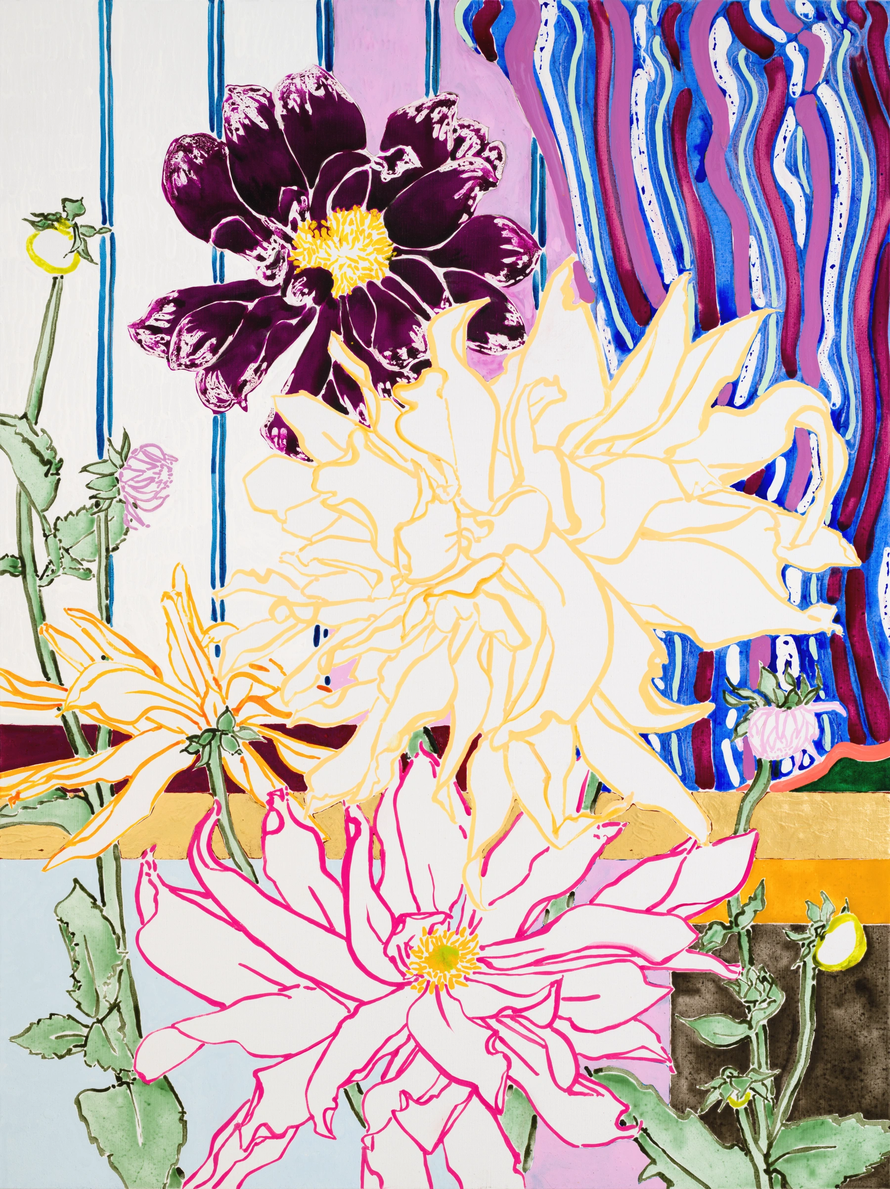 Image for Robert Kushner: Dahlias—Fields of Steadfastness, at Luis De Jesus Los Angeles