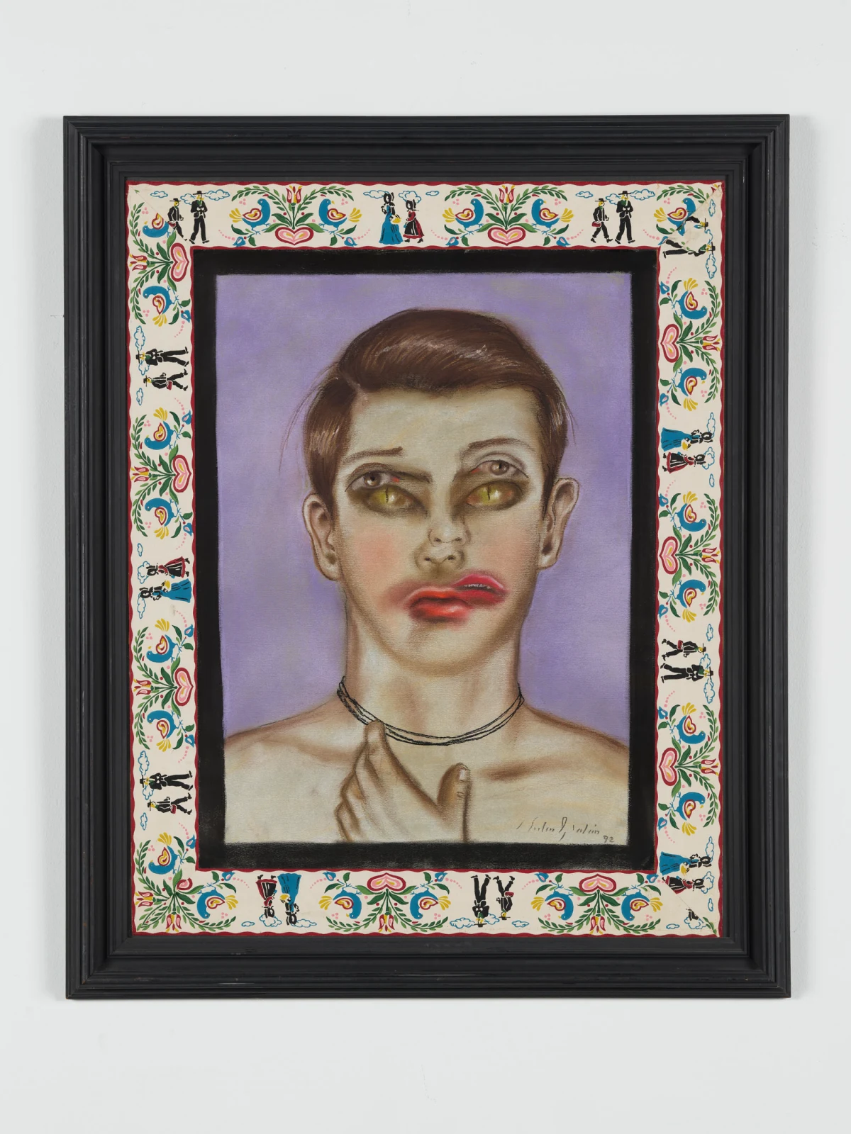 Julio Galán, Untitled (Ojos de gato), 1992