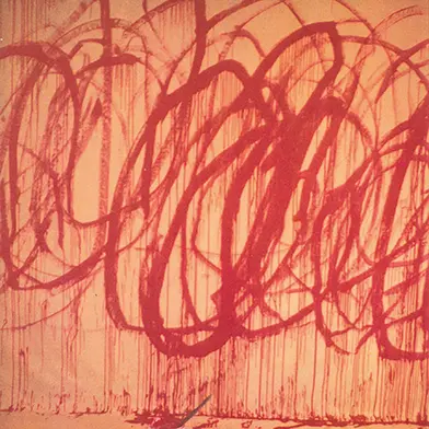 Image from Cy Twombly - All is visible and all elusive, at Galerie Bastian