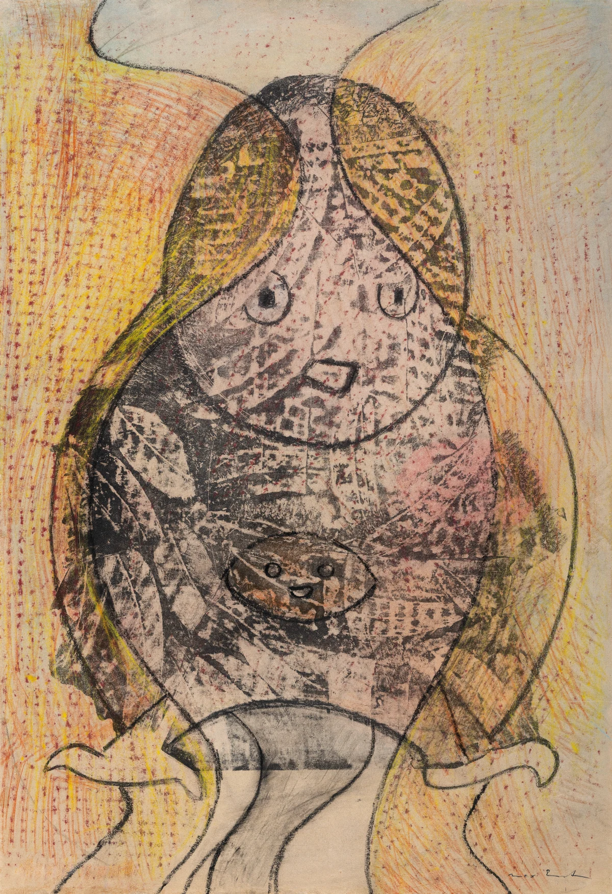 Max Ernst, Mère et Enfant, 1955