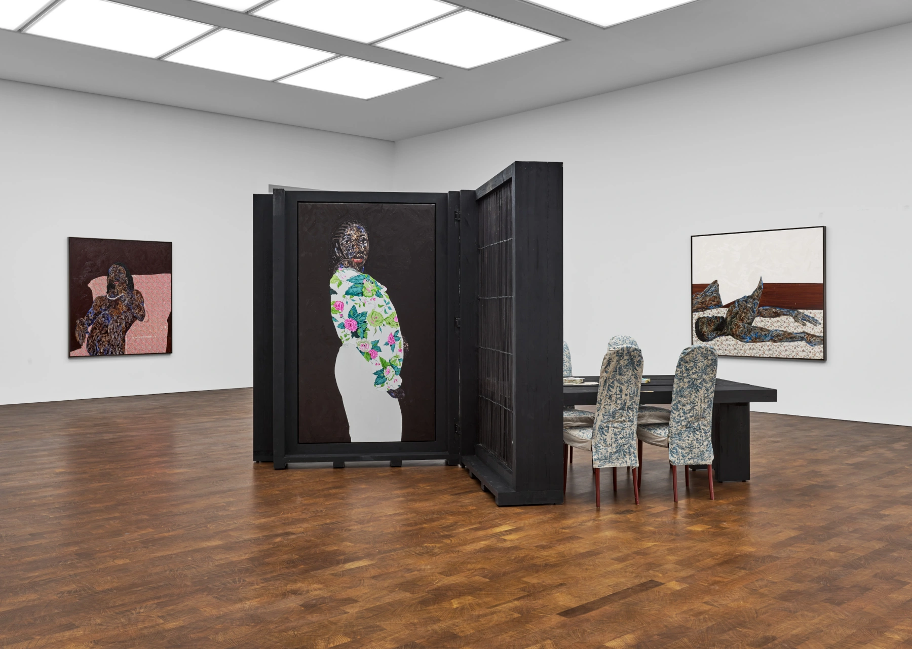 Image for Amoako Boafo: I Do Not Come to You by Chance, at Gagosian Grosvenor Hill